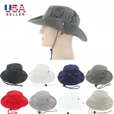 Boonie Bucket Hat Cap 100% Cotton Fishing Hunting Safari Summer Military Hombre Sun  eb-48406713